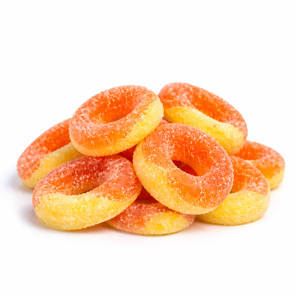 Albanese Gummi – Peach Rings